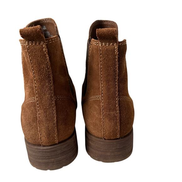 Bjorndal Brenna Chelsea Boots Brown Suede Booties Pull On Women’s Sz. 7 Comfort - Picture 13 of 16
